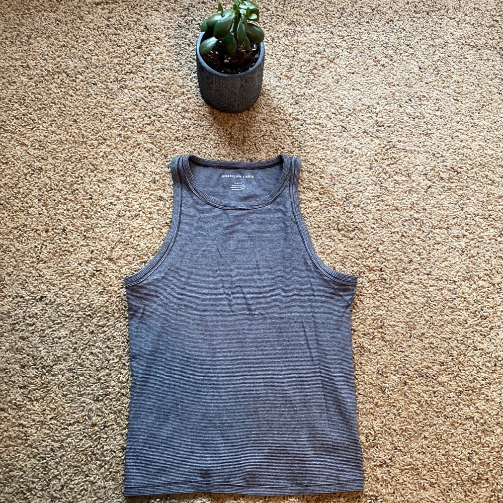 American Eagle Striped Tank Top